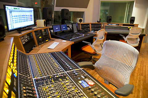 Music Engineering lab at the FROST School of Music